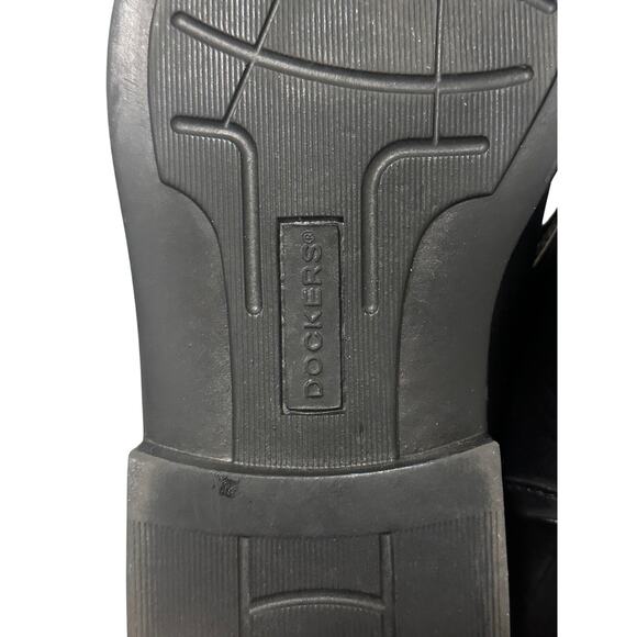 Dockers Men's 8 Black Emptor Slip On Synthetic Leather Round Toe Dress Shoe - Picture 10 of 11